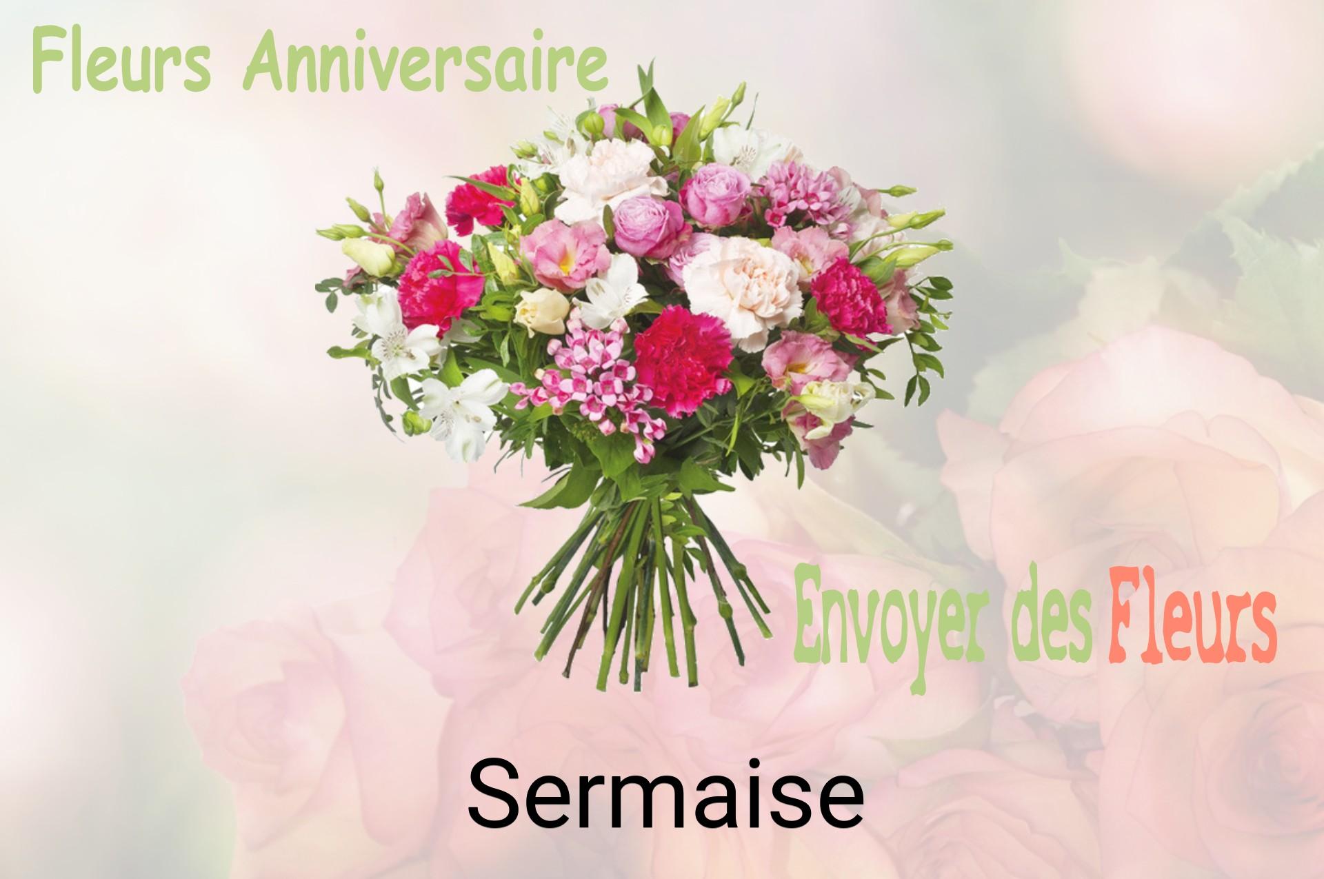 Bouquet de fleurs d’anniversaire livré à Sermaise