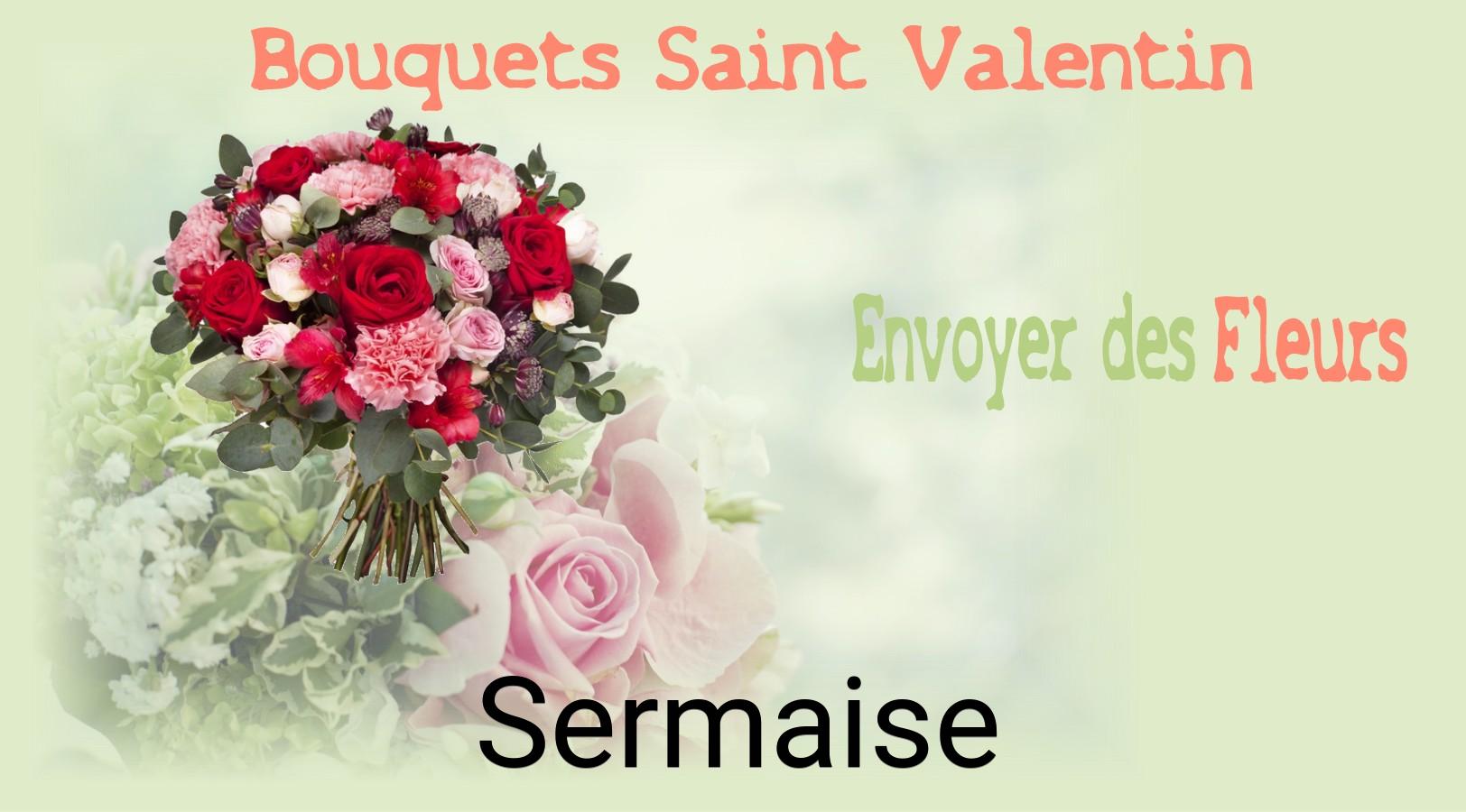 Roses de Saint-Valentin livrées à Sermaise